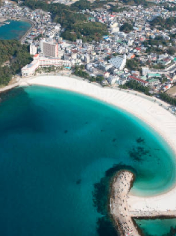 Aerial view of Shirahama